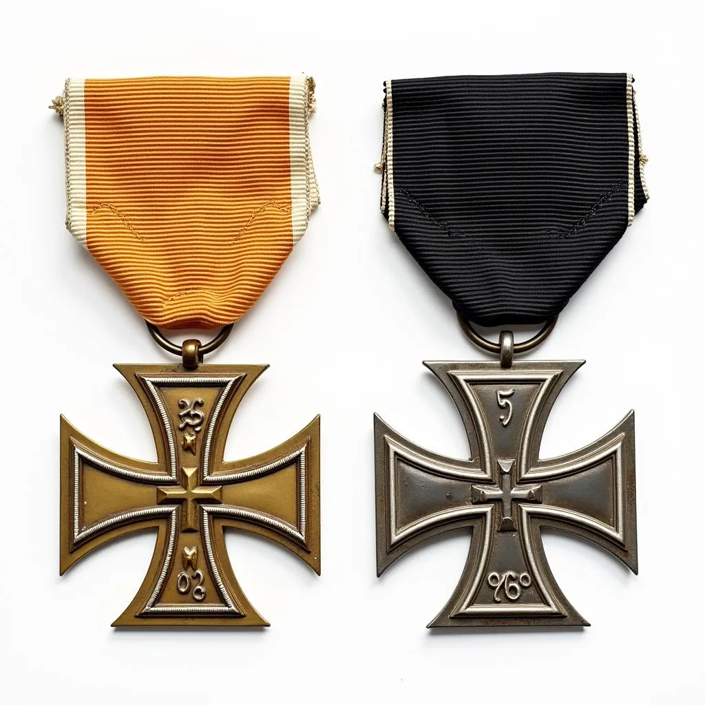 Gold and Silver Classes of the 1939 German Cross