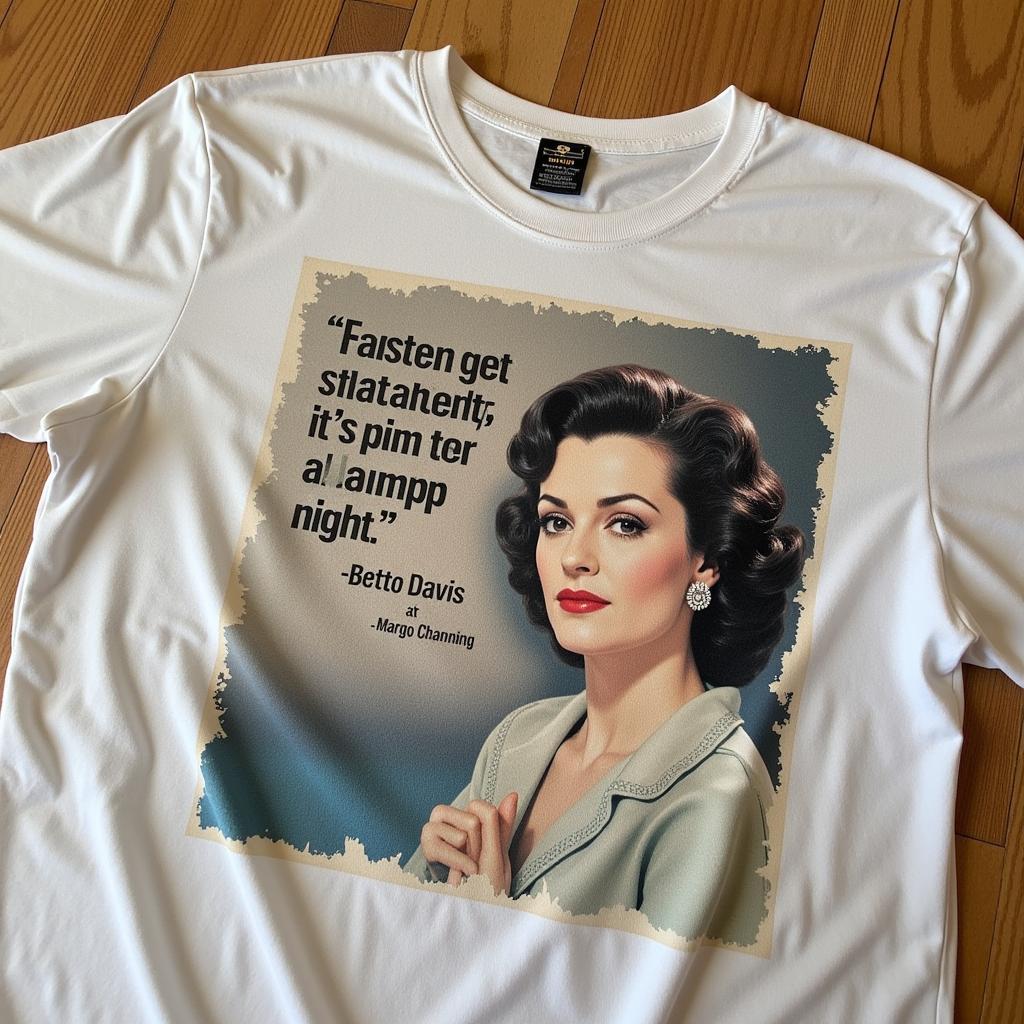 Vintage All About Eve T-Shirt Design