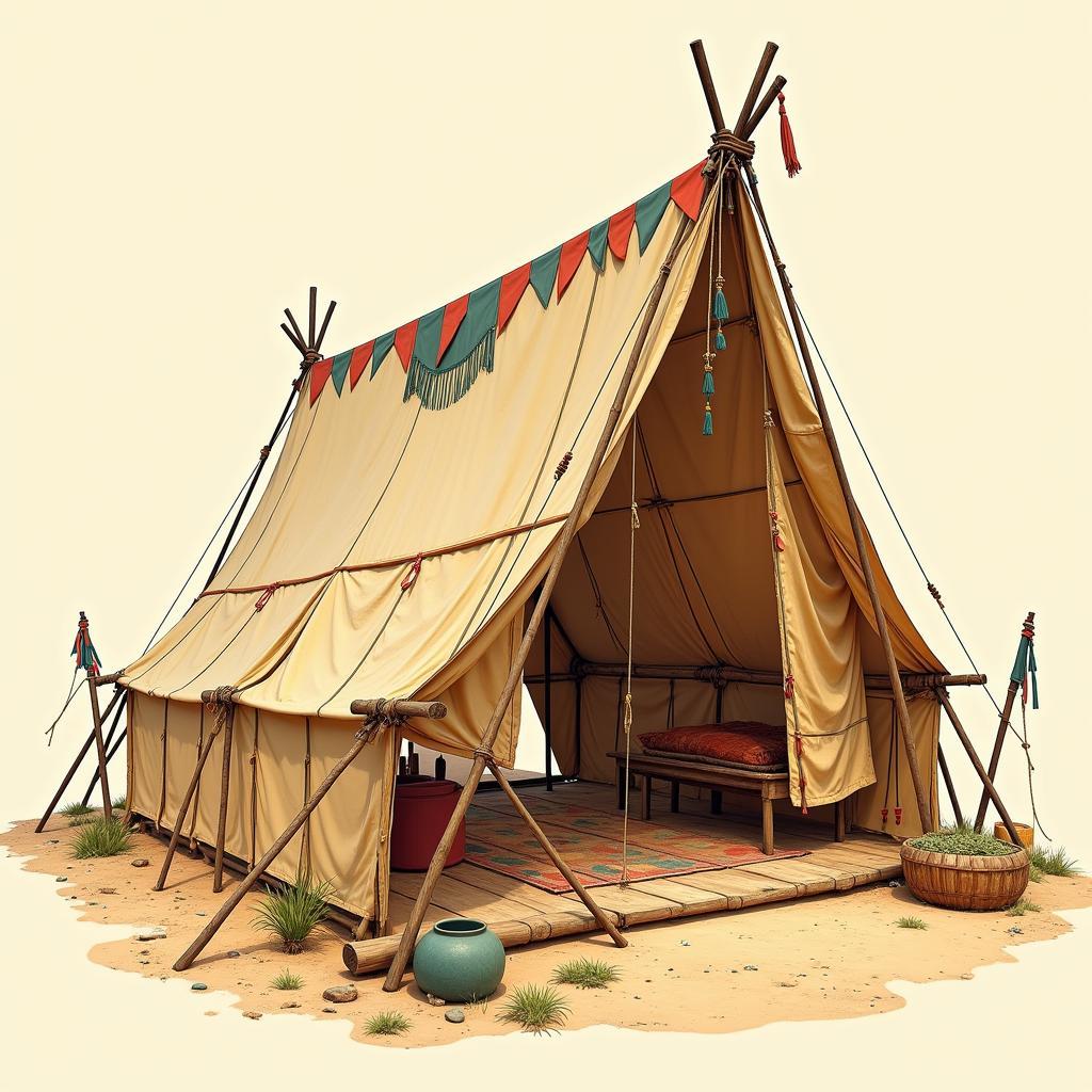 Ancient Egyptian War Tent Design