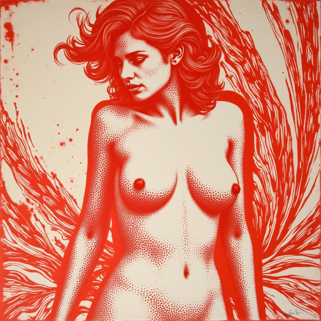 Andy Warhol's Birth of Venus Silkscreen Technique