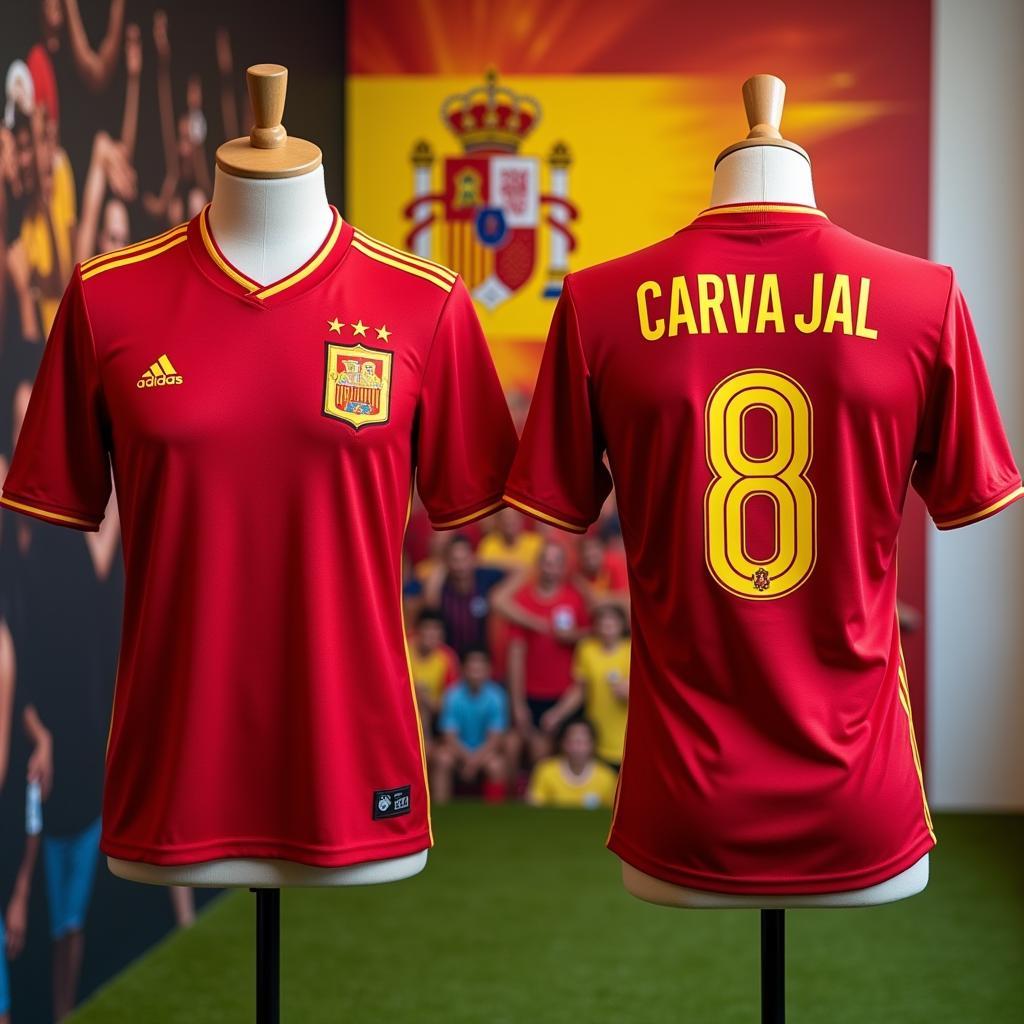 Mẫu áo Carvajal Spain Jersey