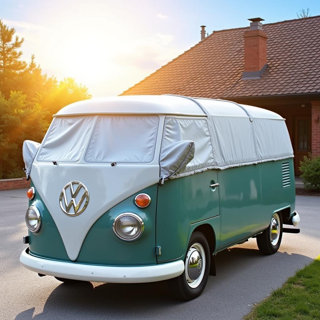 Áo che xe VW Bus chống nắng nóng