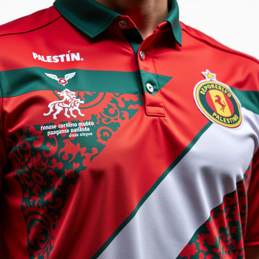 Áo Deportivo Palestino với thiết kế độc đáo