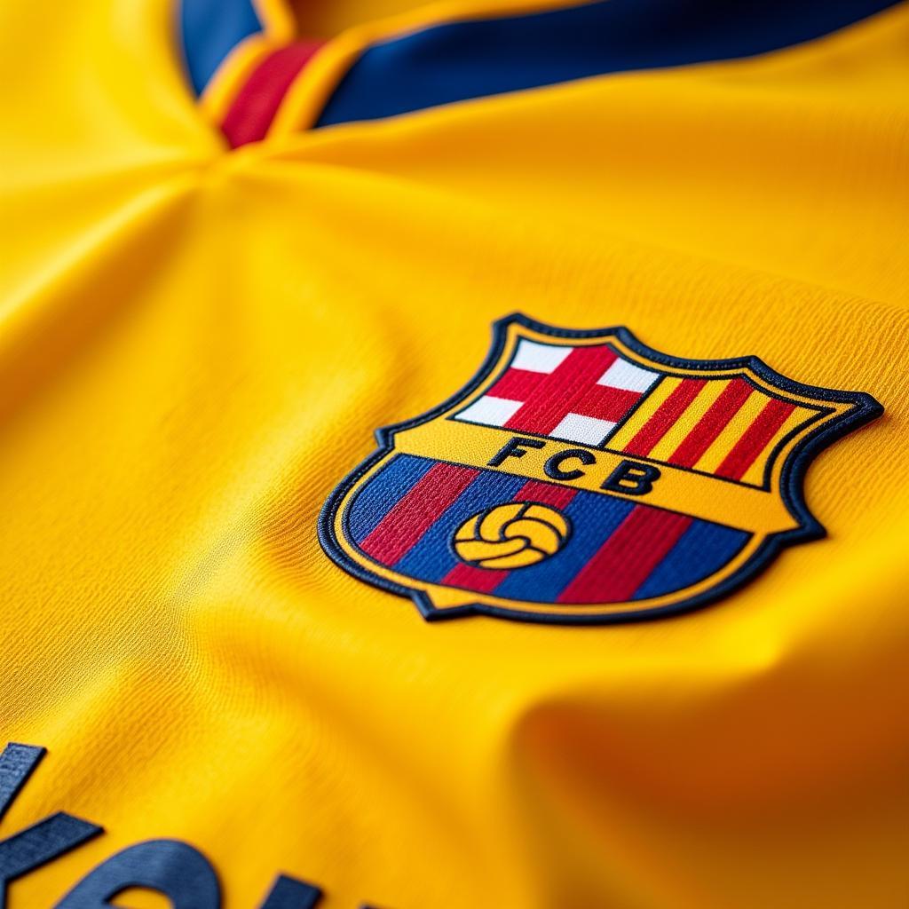 Áo Gold Barcelona Jersey Mới Nhất