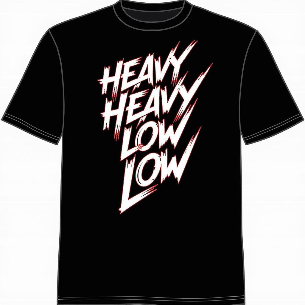 Áo Heavy Heavy Low Low Shirt Màu Đen