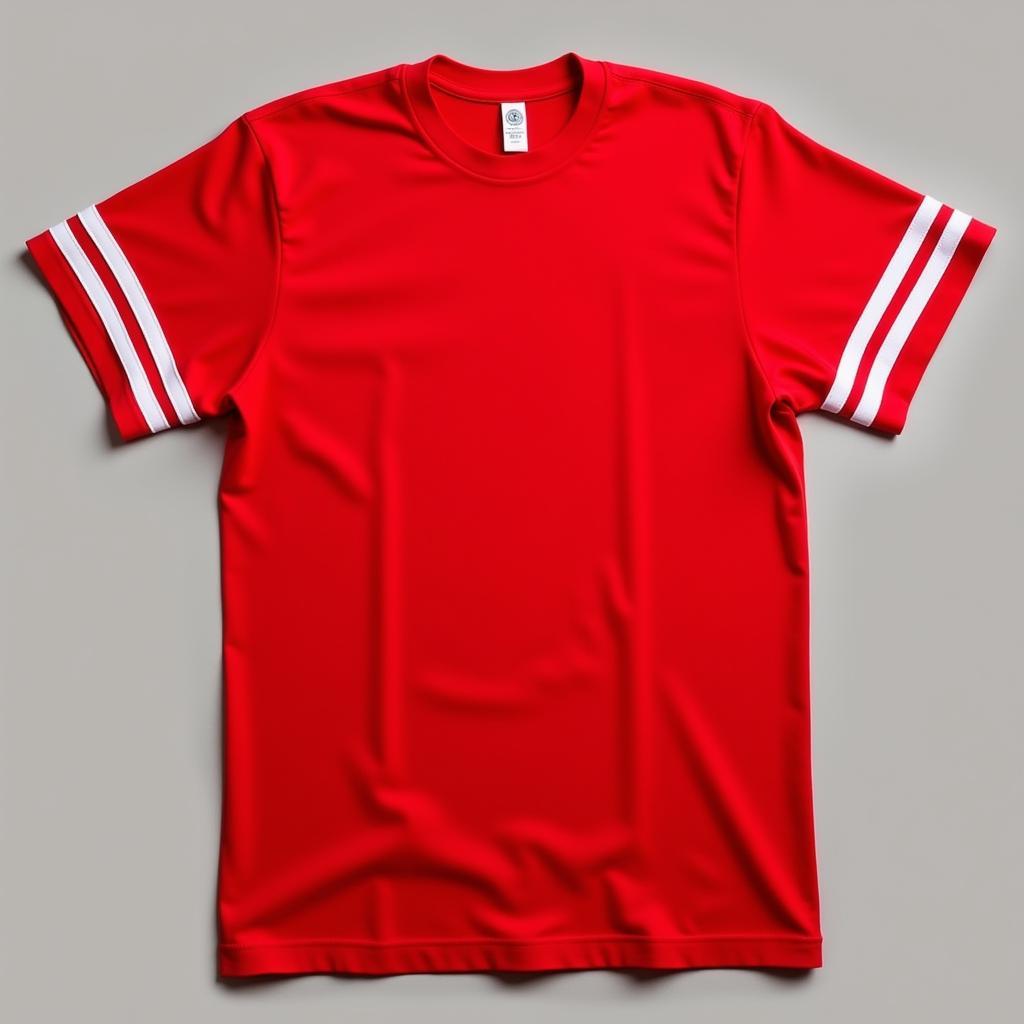 Áo ringed t-shirt màu đỏ