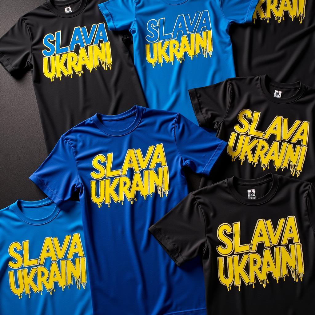 Áo Slava Ukraini shirt với nhiều kiểu dáng