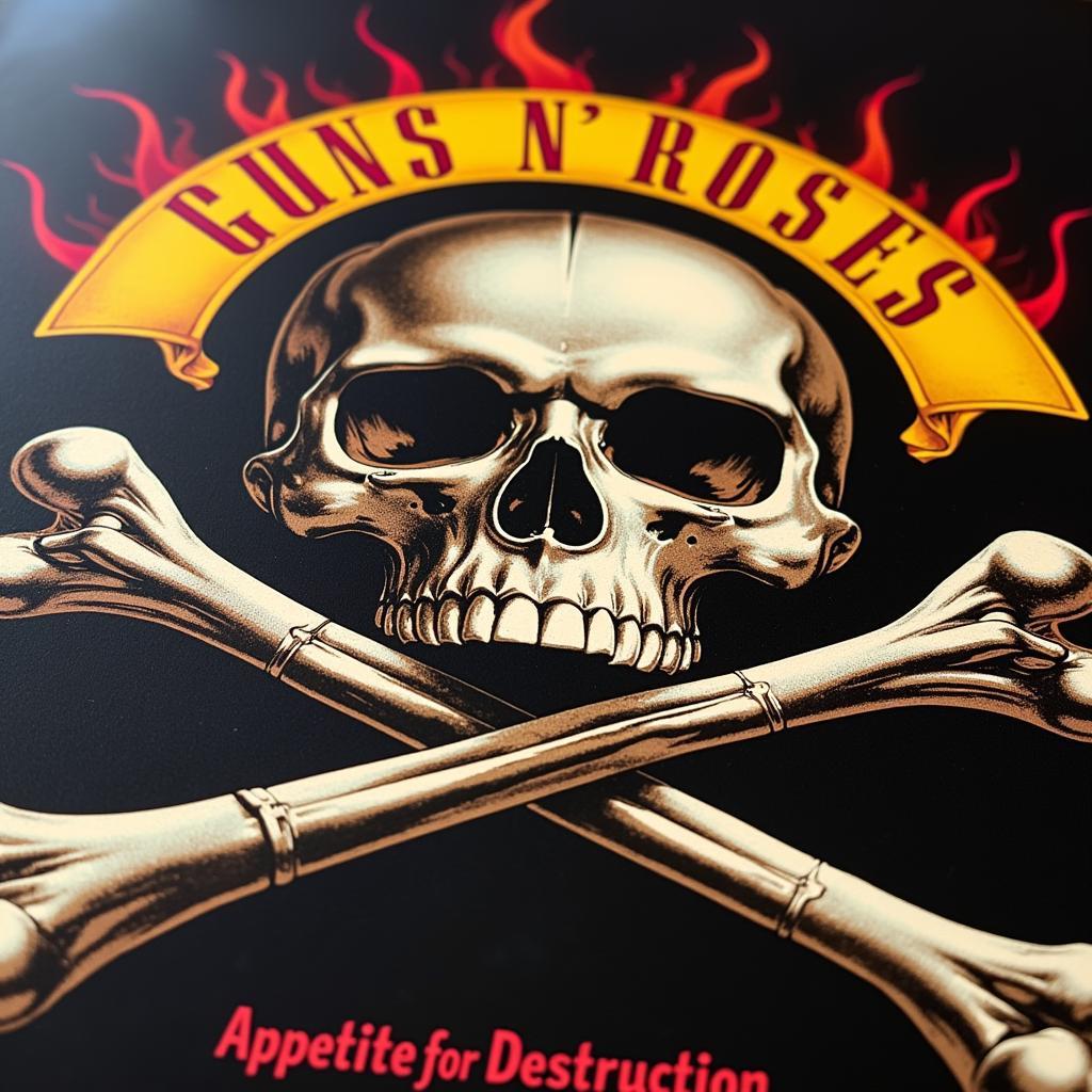 Guns N' Roses Appetite for Destruction Album Cover