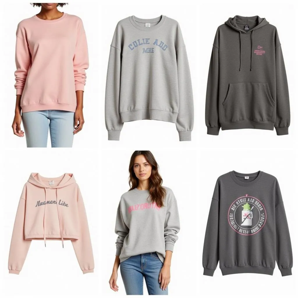 Various Styles of Aunt Sweatshirts