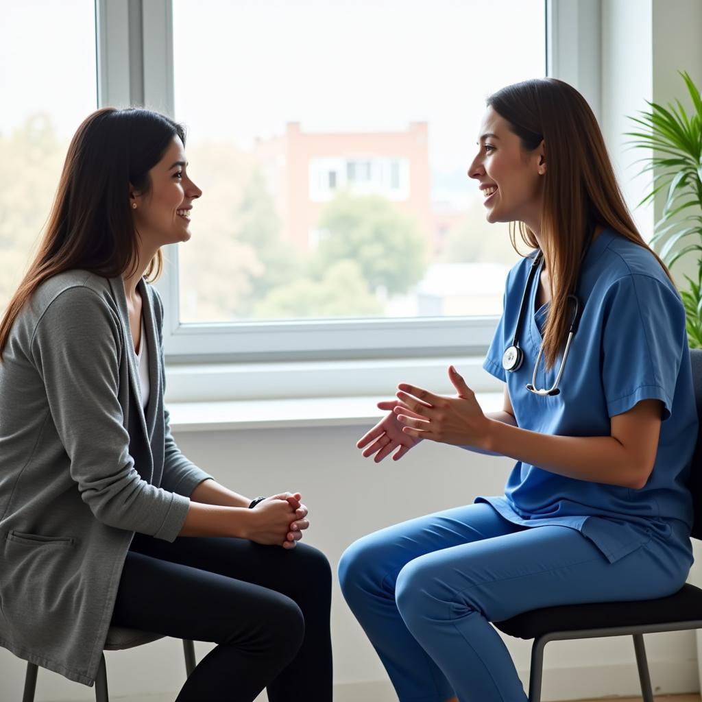 Doctor Consulting a Patient