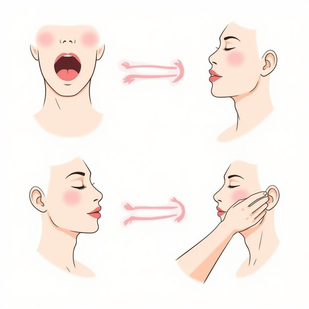 Facial exercises for pain relief