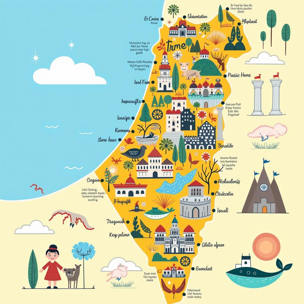 Children's Map of Israel