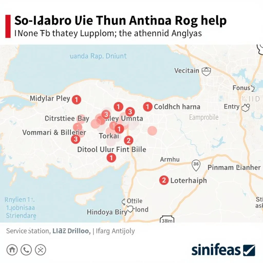 Ankara Hotels Map Showing Proximity to US Embassy