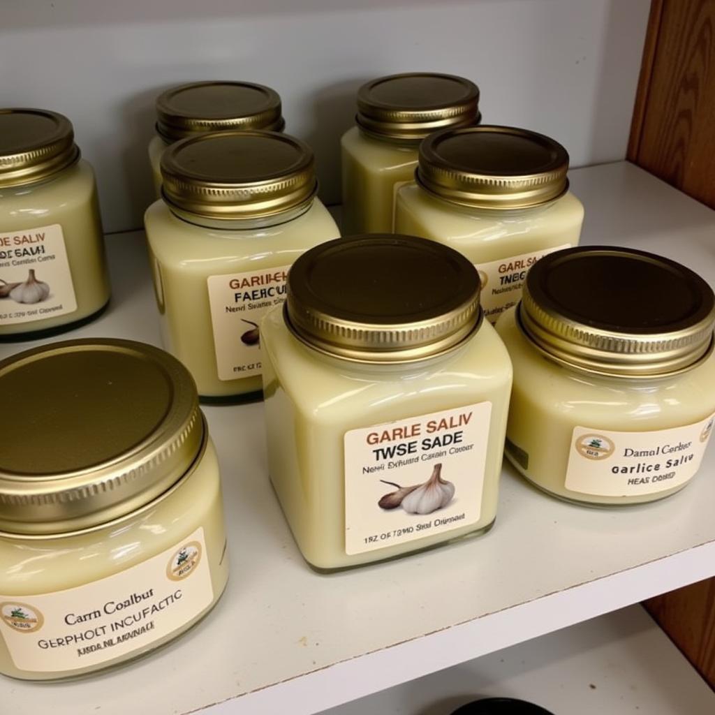 Storing Garlic Salve