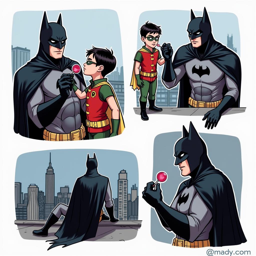 Batman Lollipop Fan Art