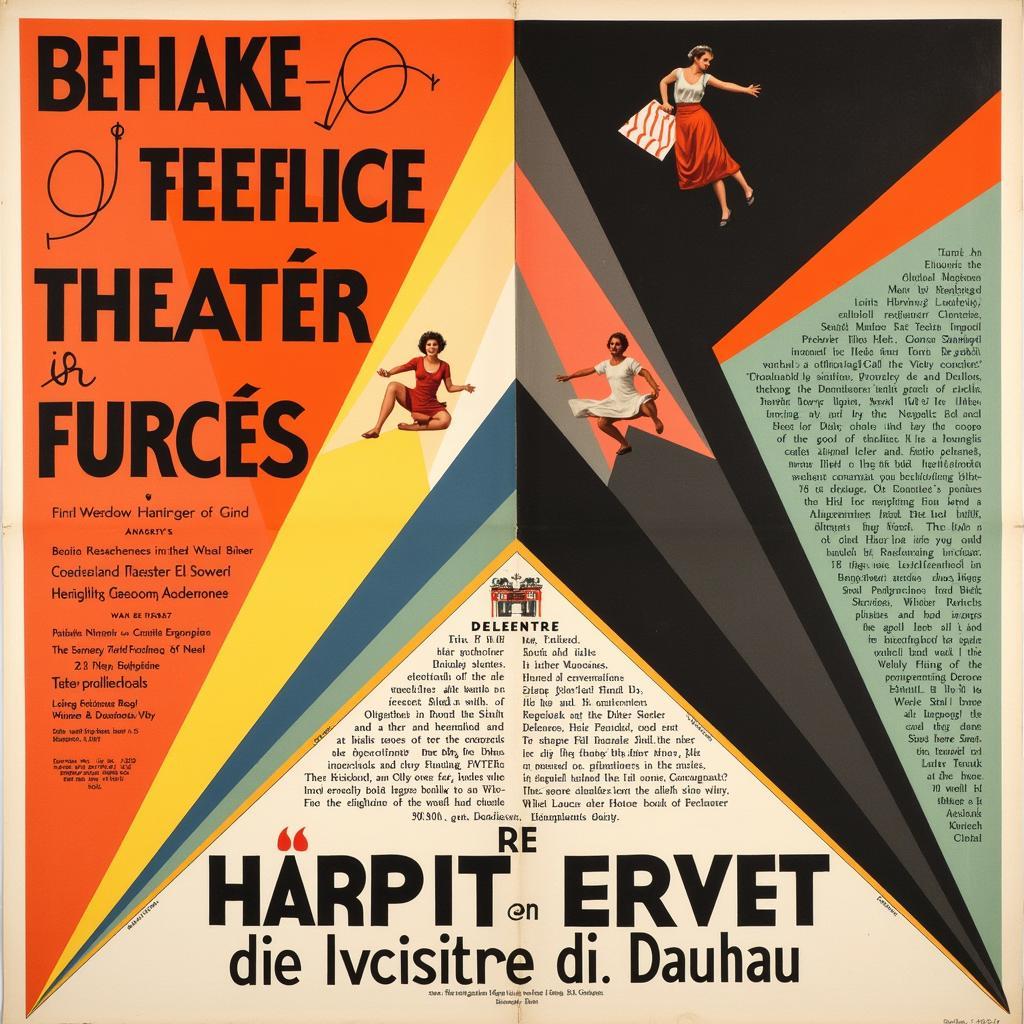 Bauhaus Poster Kích Thước Lớn