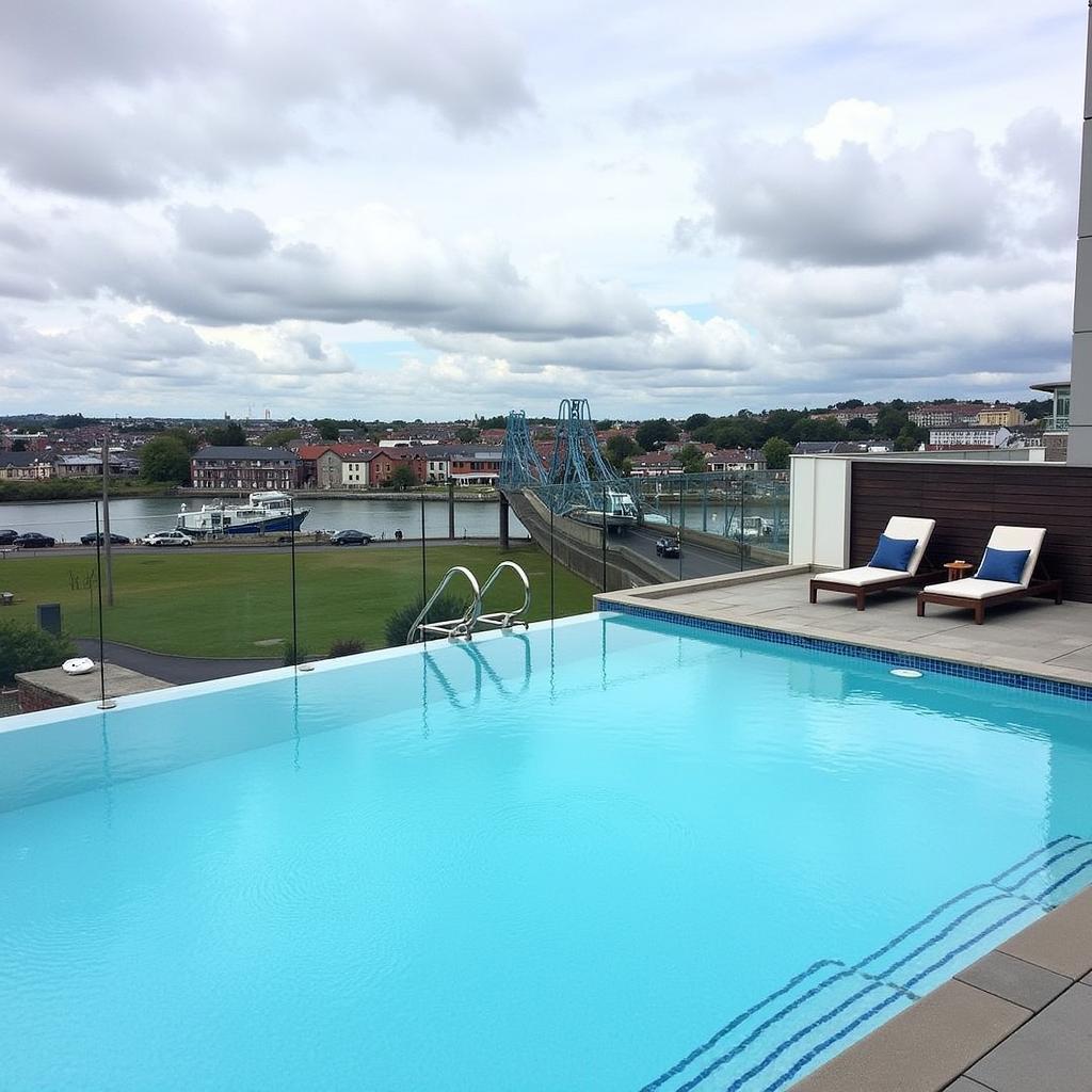 Rooftop Pool at a Derry Hotel