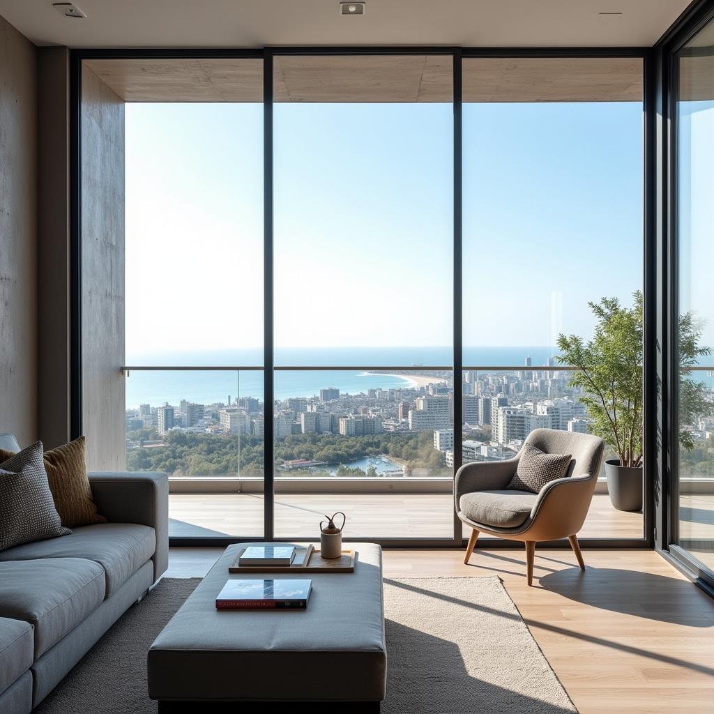 Modern Beachfront Apartment in Tel Aviv, Israel