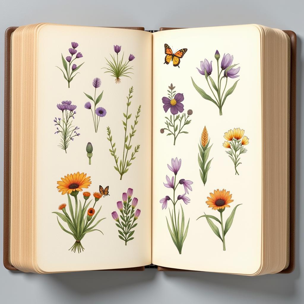 Beatrix Potter's nature sketchbook