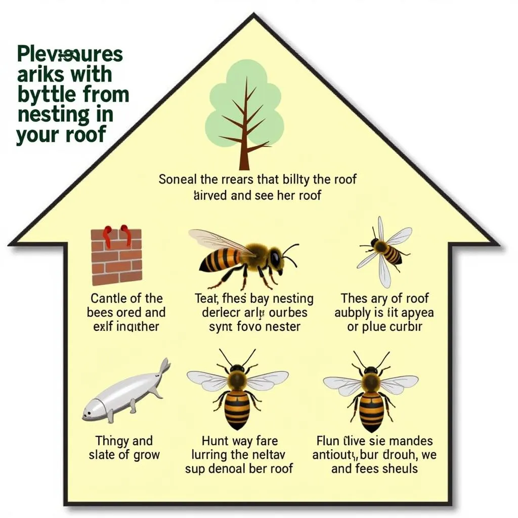 Preventing beehives in roofs