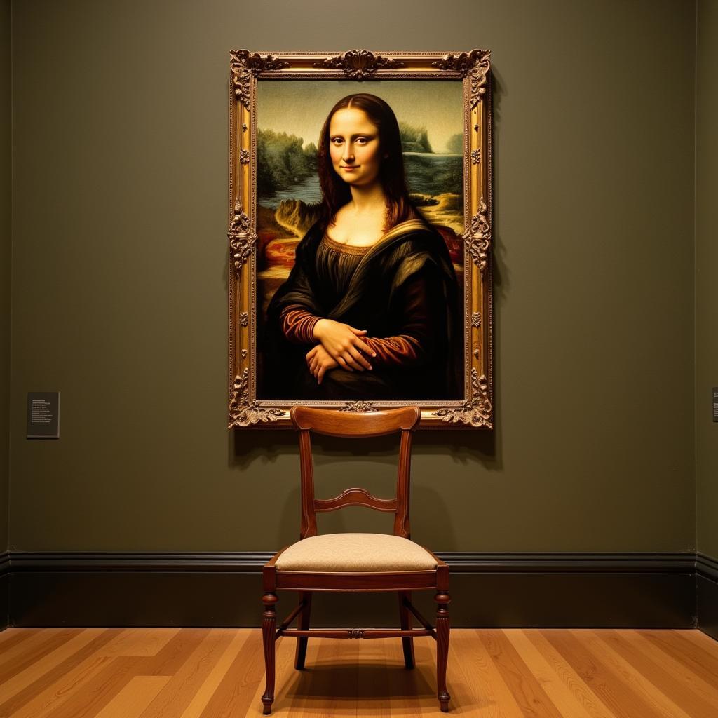 Bí ẩn chiếc ghế trong bức họa Mona Lisa