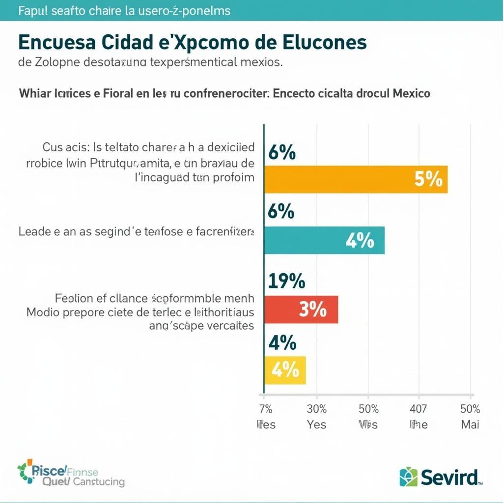 Biểu đồ thống kê kết quả khảo sát Encuesta Ciudad de México