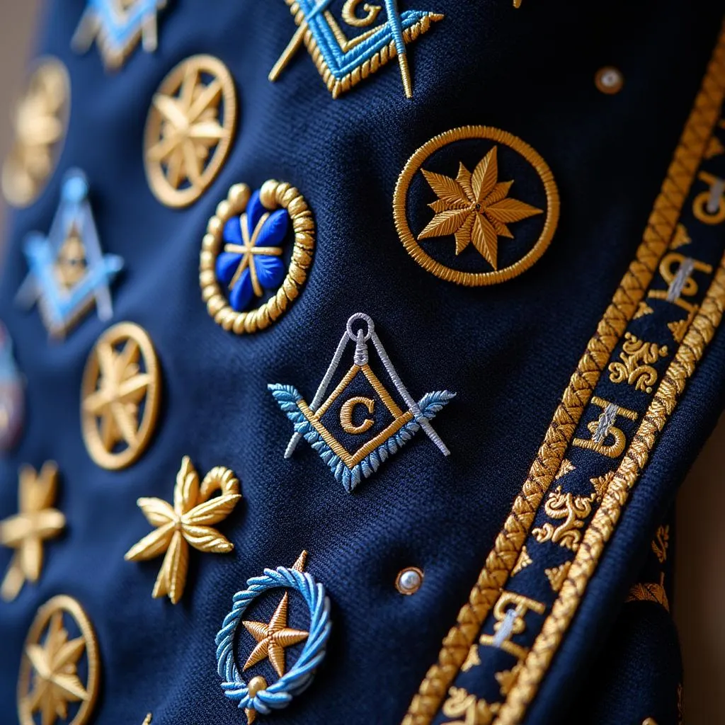 Biểu tượng trên cà vạt Masonic Ties