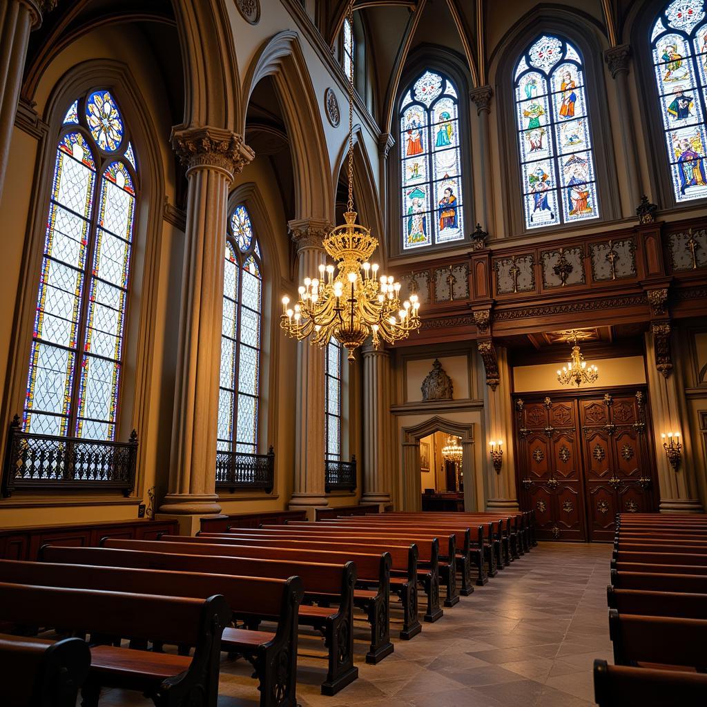 Biểu tượng và chủ đề Cathedral Art Metal