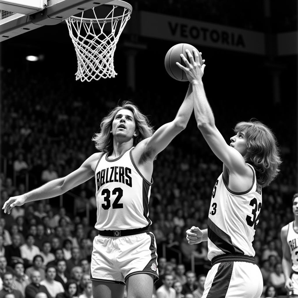 Bill Walton playing basketball in his prime