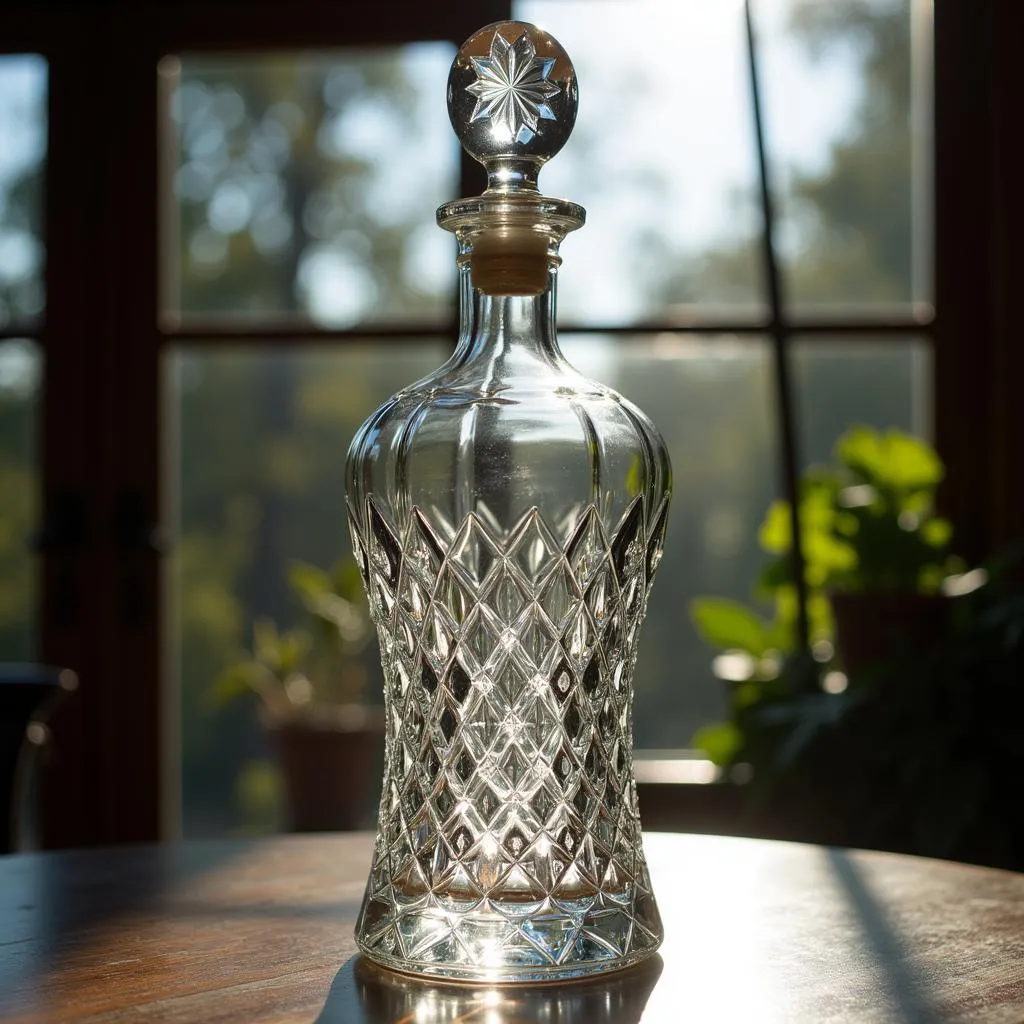 Bình decanter thủy tinh trong suốt sang trọng