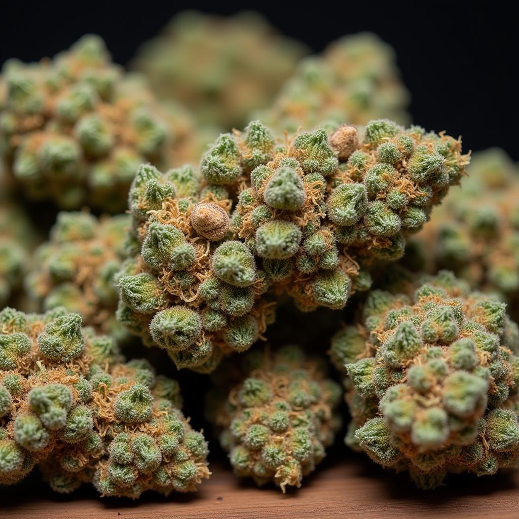 Close-up of Blunt o’ Clock Strain Buds