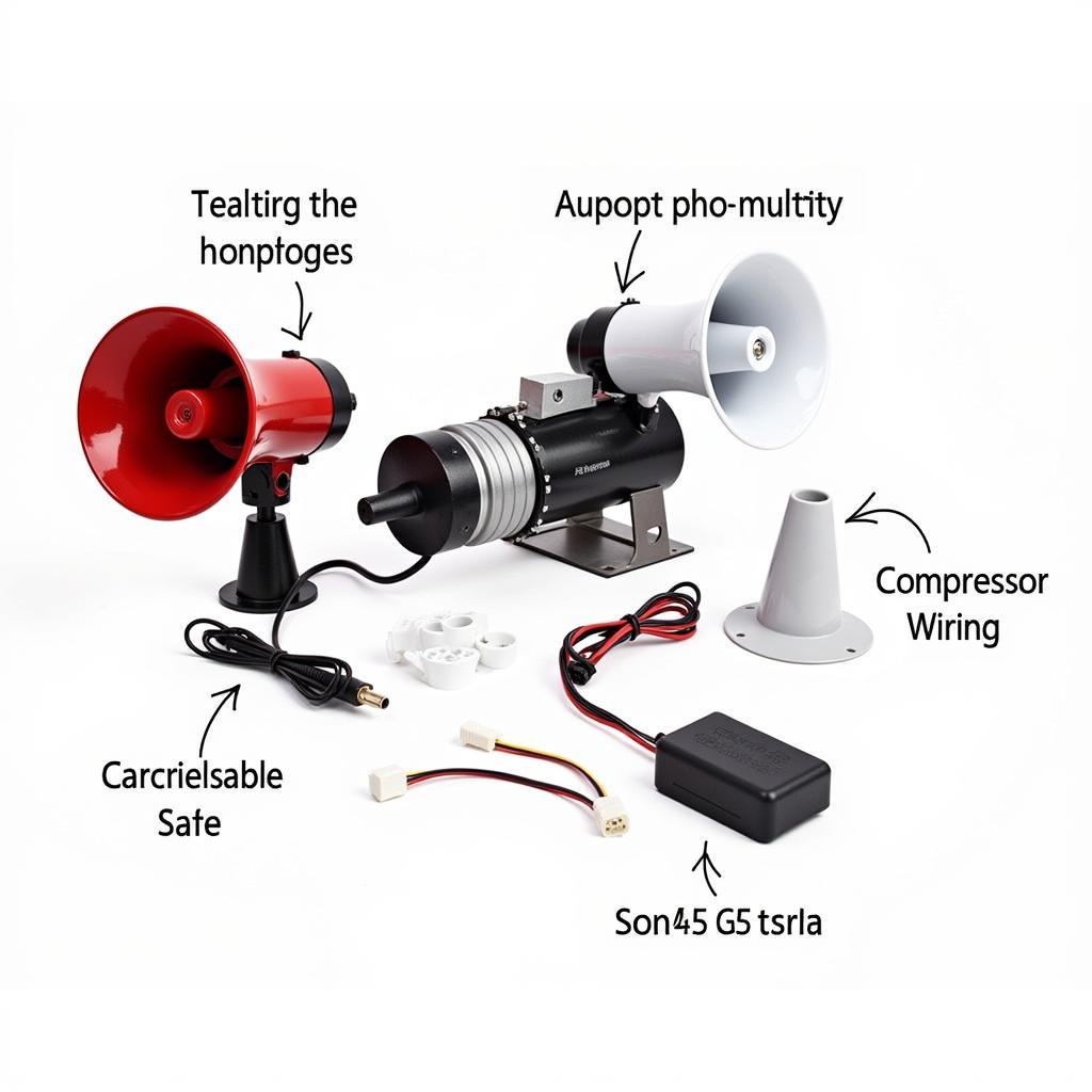 Multi-function car horn kit