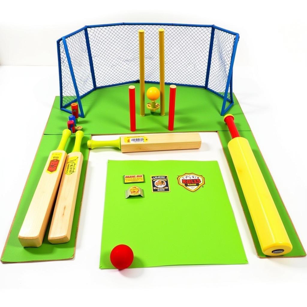 Bộ dụng cụ air ball cricket đầy đủ