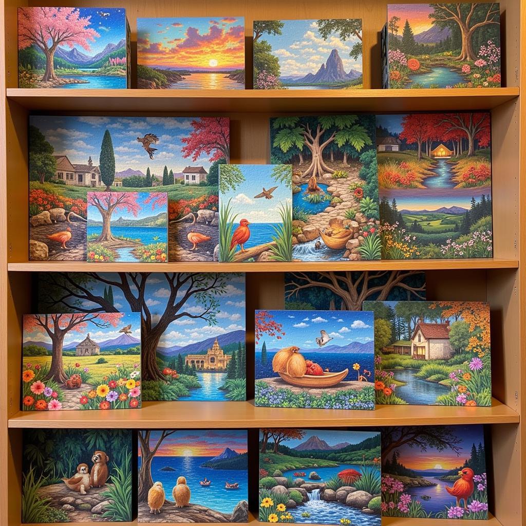 Bộ sưu tập collage jigsaw puzzles