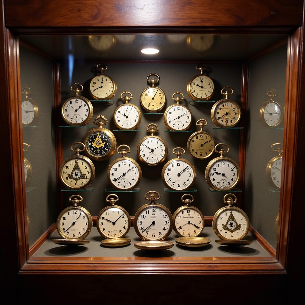 Collection of Antique Masonic Pocket Watches