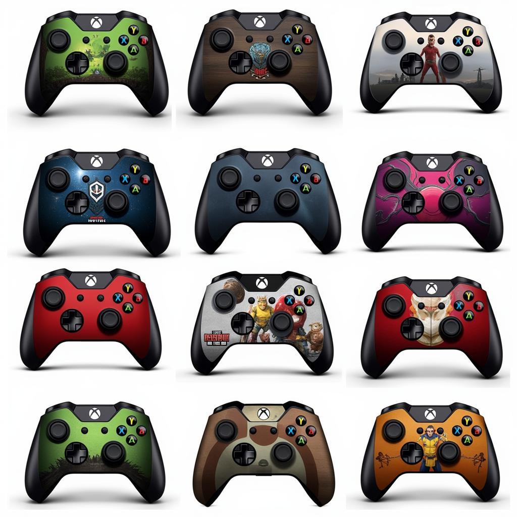 Bộ sưu tập game controller skins đa dạng