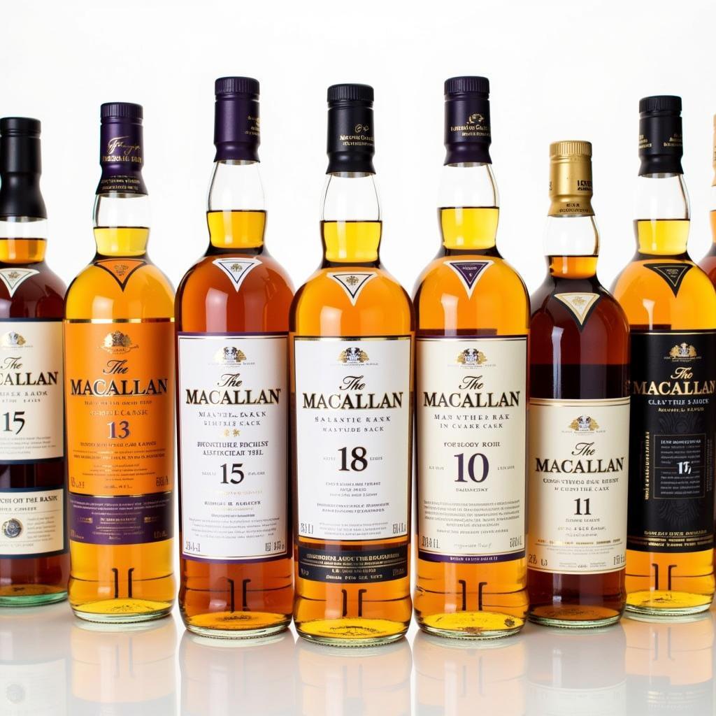 Collection of Macallan Single Cask bottles