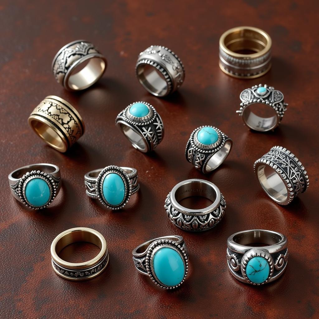 Collection of Western Men's Rings