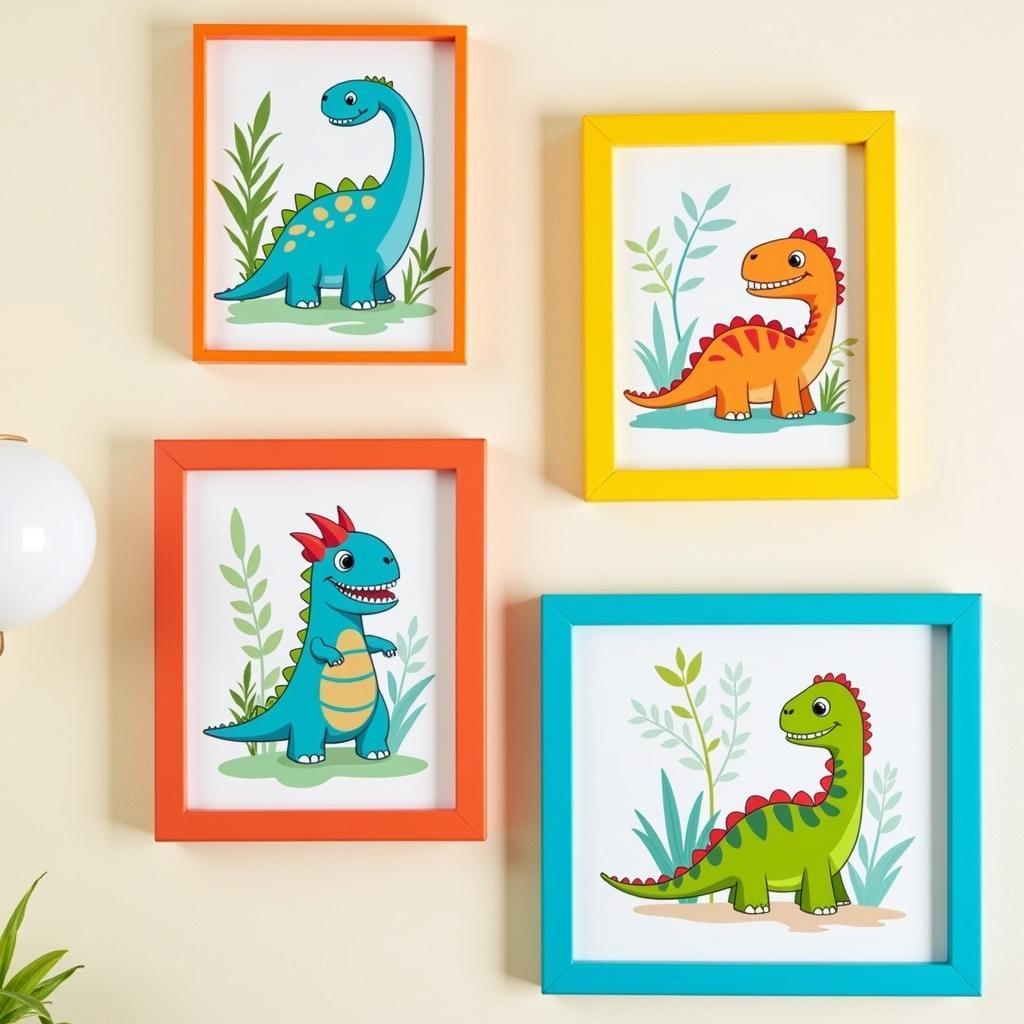 Dinosaur Picture Frame Collection for Kids