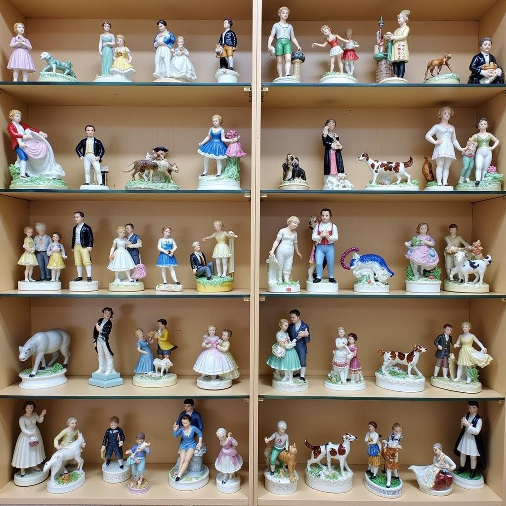 Antique Staffordshire Figure Collection