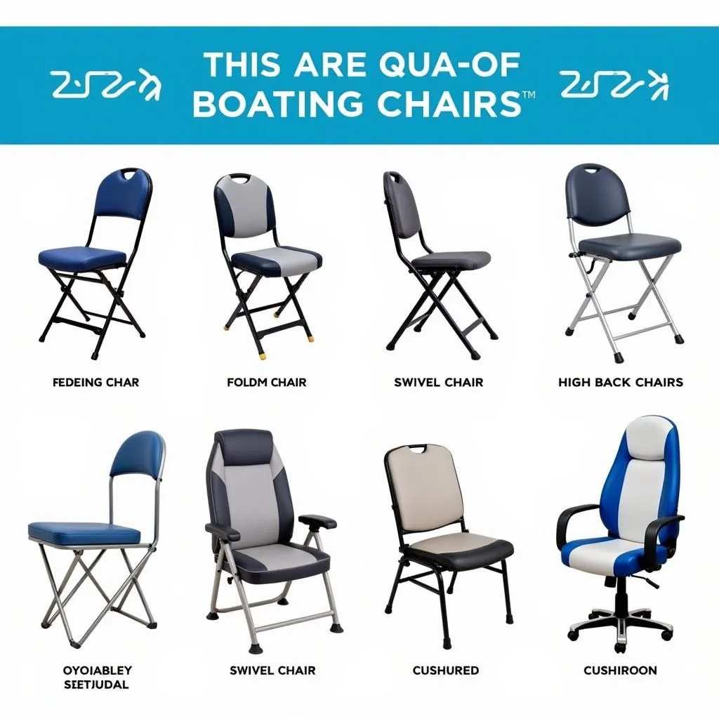 Different Types of Boating Chairs