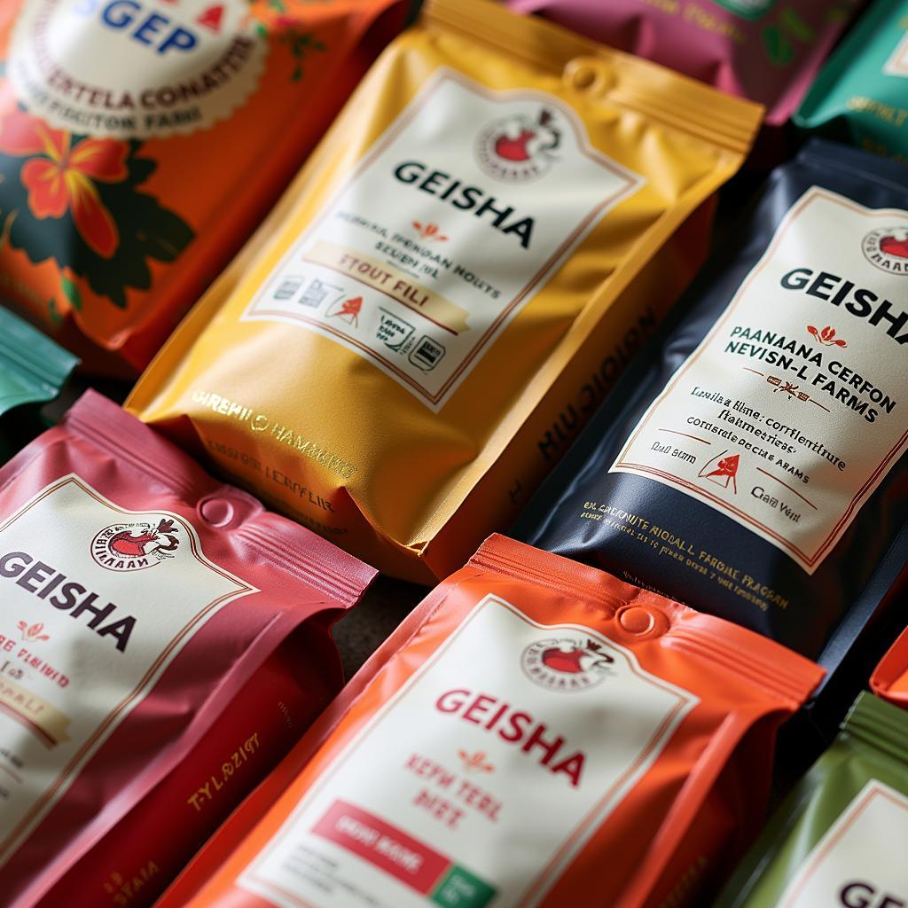 Bolsas de Café Geisha en Panamá