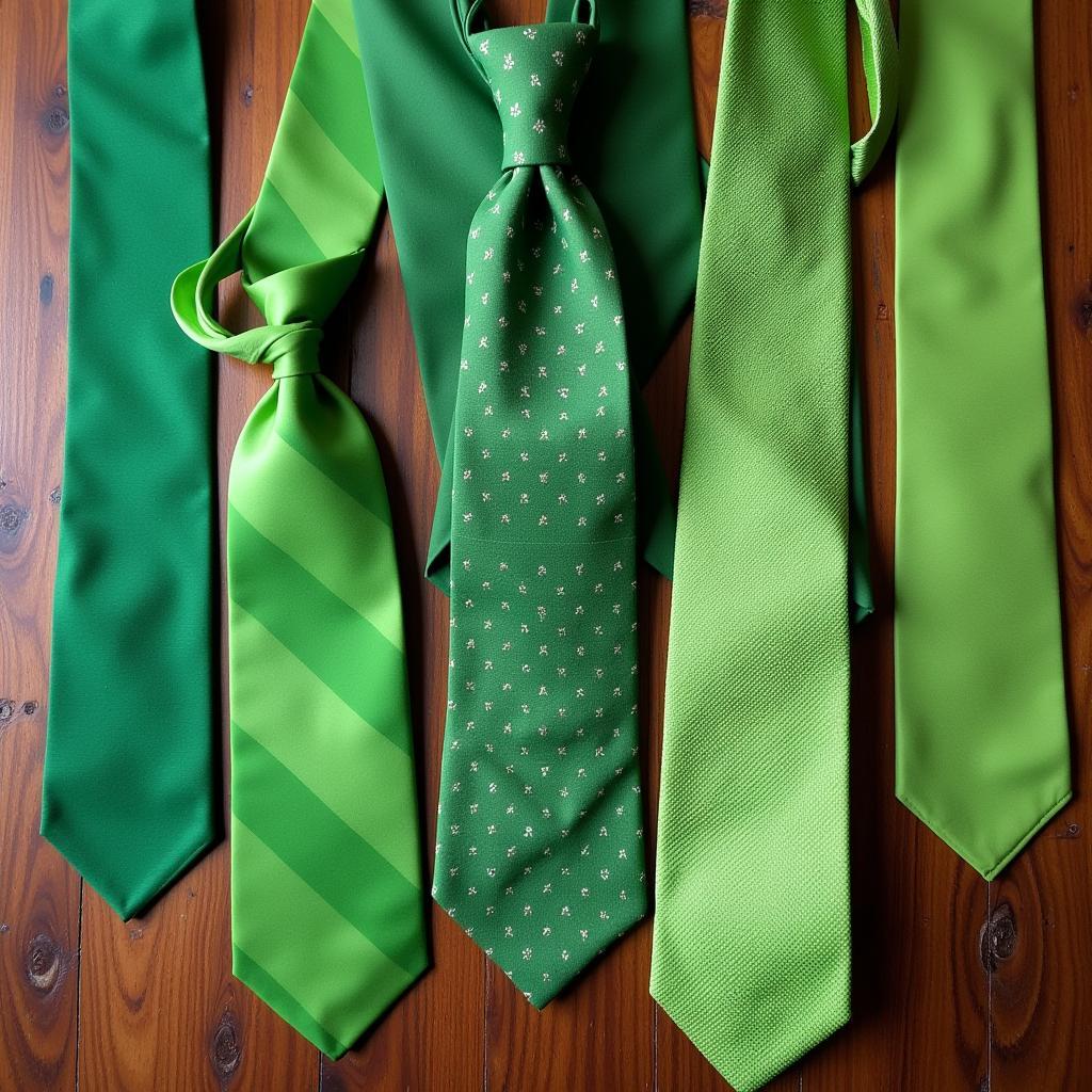 Bright Green Tie Collection