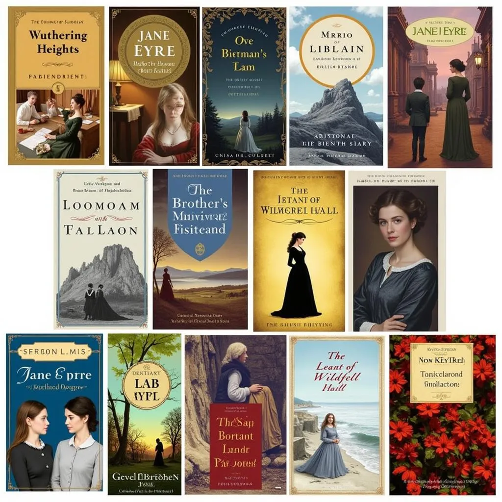 Brontë Sisters Book Covers