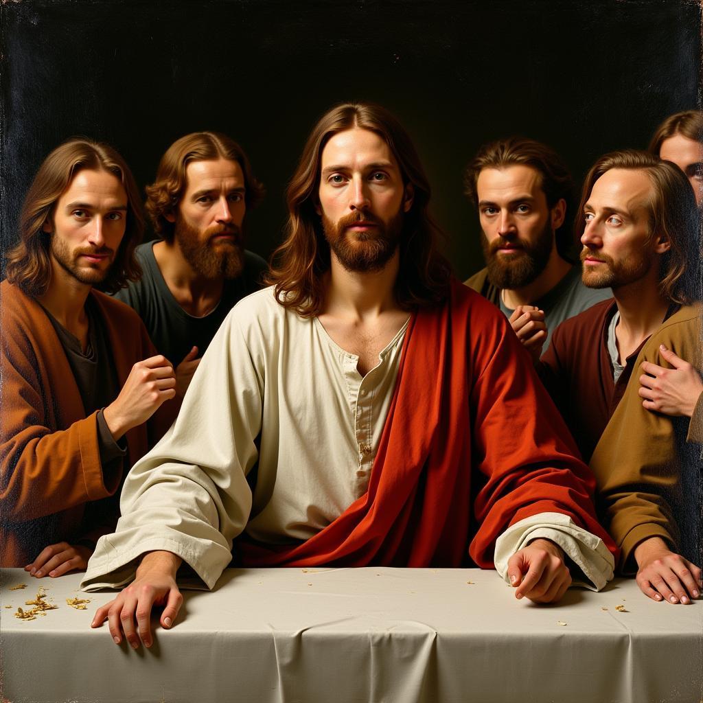 Famous painting of Jesus