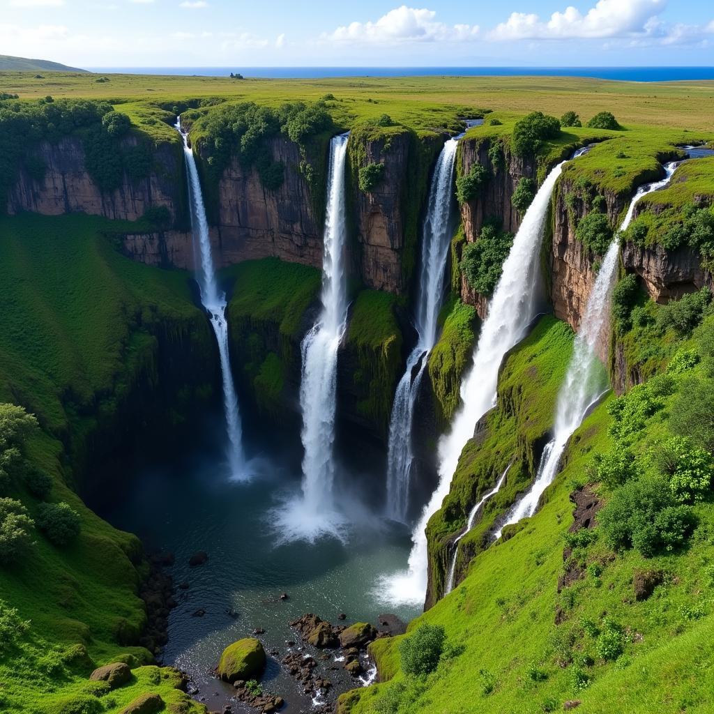 Bức tường nước mắt Wall of Tears trên đảo Maui