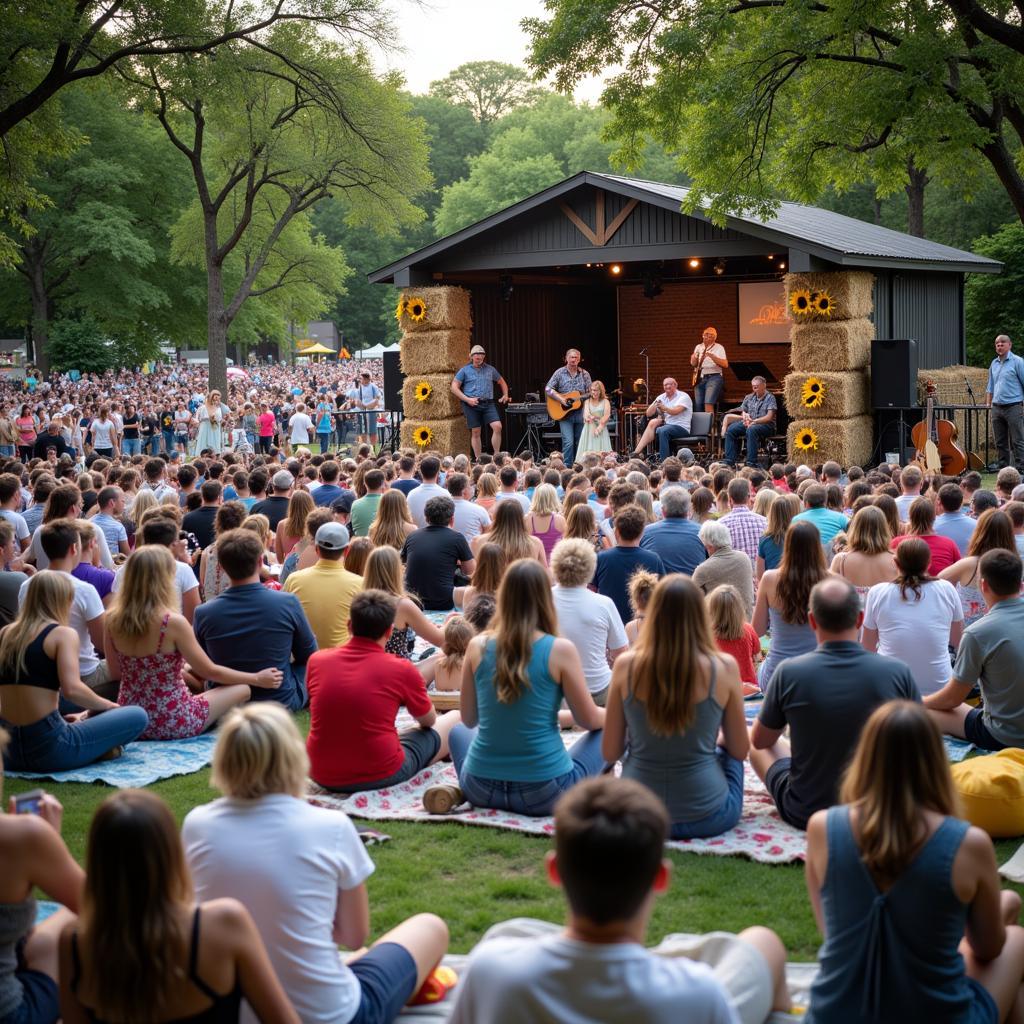 Outdoor Country Music Party