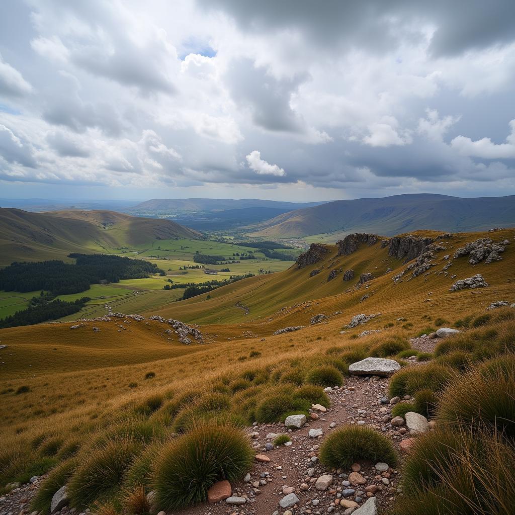 Panoramic View of Burley Moor