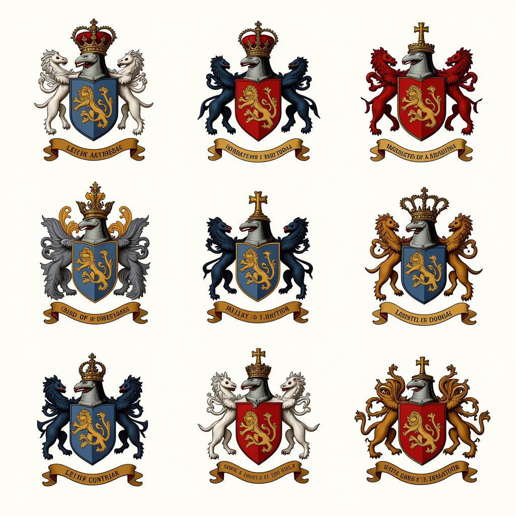 Variations of the Davies Coat of Arms Through the Centuries