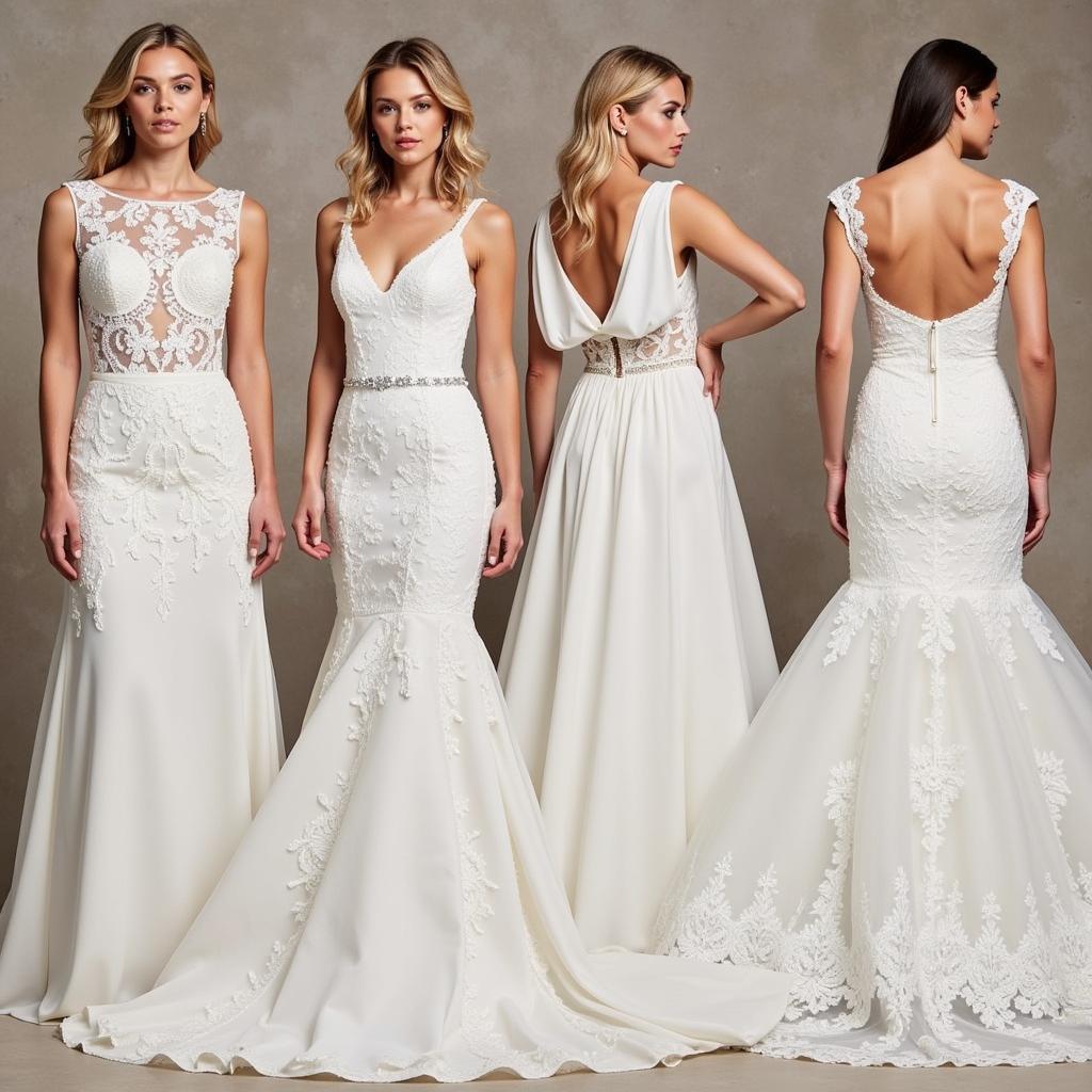 Different Styles of Irish Lace Wedding Dresses